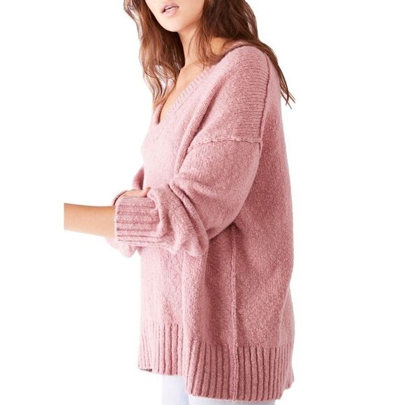 Free People | Brookside Sweater | Alpine Rose - Picture 3 of 9